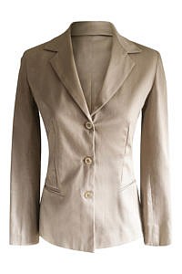 beige cotton blazer | womenswear | ASITA SAHABI