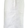 white pencil skirt in cotton jacquard | ASITA SAHABI