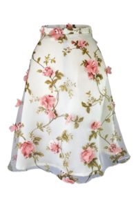 floral midi skirt | floral plate skirt | ASITA SAHABI
