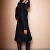 schwarzer zweireihiger Mantel | Designer Wintermäntel