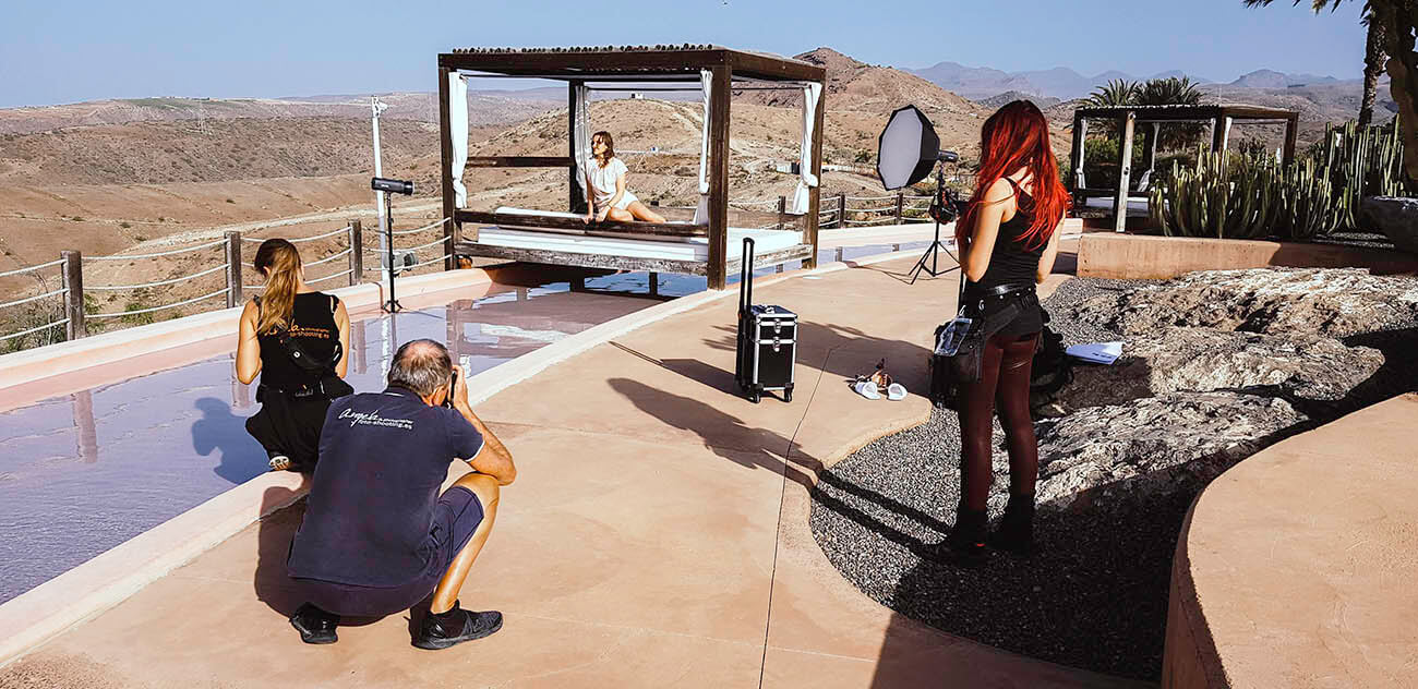 Making of the DESERT ROSE Spring Campaign