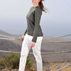 olive green jumper JANA | luxury knitwear