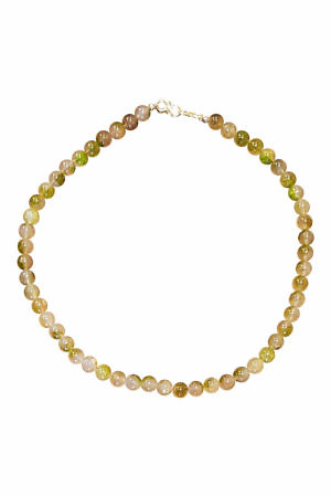 grüne Perlenkette aus Peridot | ASITA SAHABI