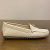 Beige AIGNER nappa leather moccasin with a horse head detail
