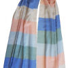 Pashmina RAINBOW with block stripes in pastel colors