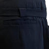 ASITA SAHABI Shorts in marineblauem Tencel NICOLE | dunkelblaue Paperbag-Shorts