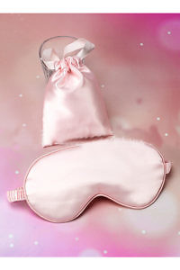 rosé sleeping mask in silk satin