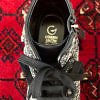 GIOVANNA GRAZZINI black sneakers in Nappa leather and boucle fabric with rhinestone stars