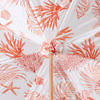 PASOTTI Luxury Starfish Umbrella | red and white parasol