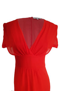 red tube dress in light red silk MARILYN | red silk dress