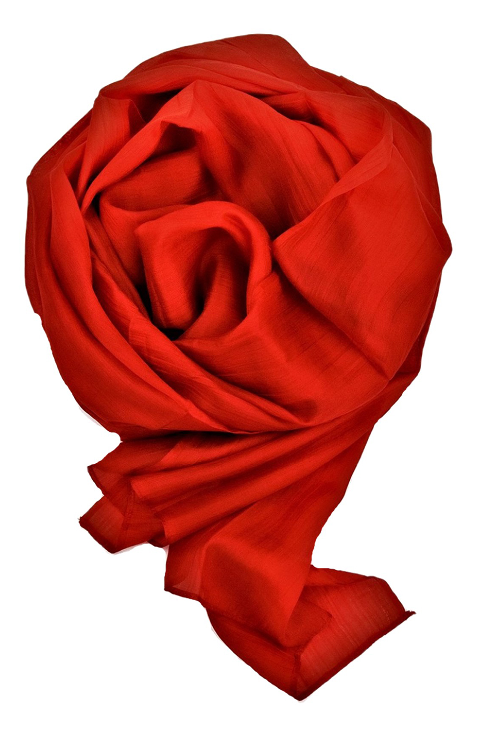 rotes Seidentuch AMORE | roter Seiden-Foulard