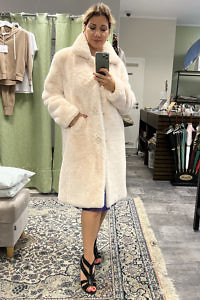 white fake fur coat | ASITA SAHABI