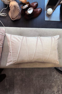 dusty pink Pillowcase with in velvet | 30 x 50 cm